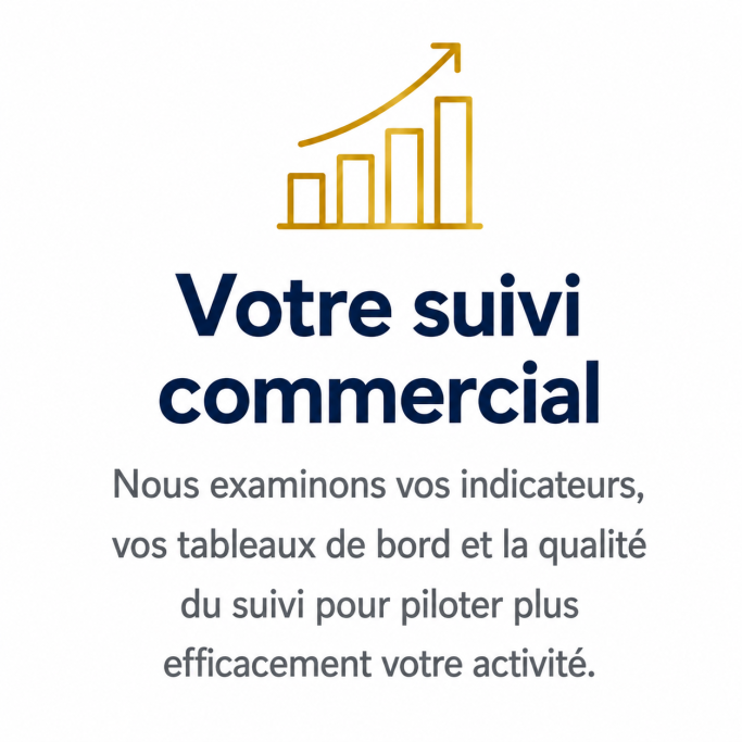 Pictogramme graphique représentant l’analyse des indicateurs commerciaux, des tableaux de bord et du suivi de performance