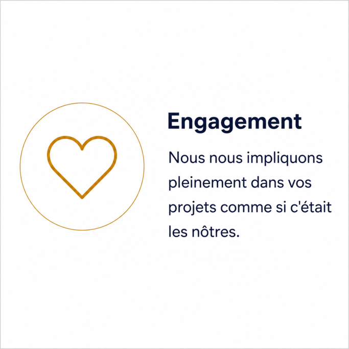 Pictogramme cœur représentant l’engagement d’ONYNE auprès des entreprises pour accompagner leurs projets comme s’ils étaient les siens