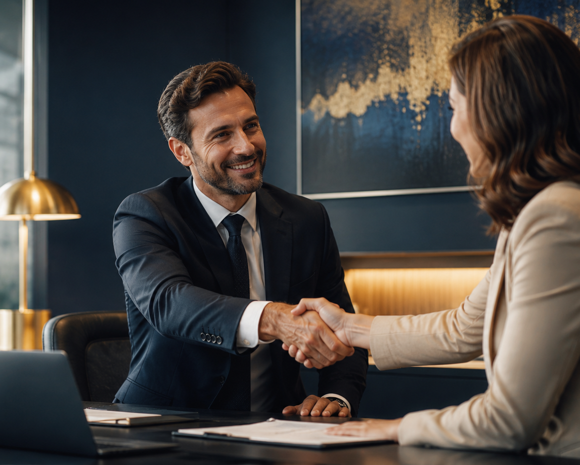 Rendez-vous professionnel entre un consultant ONYNE et une cliente pour développer la stratégie commerciale et les ventes d’une entreprise